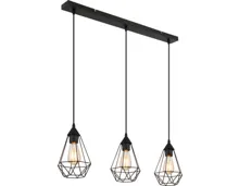 Hängeleuchte Grid, 3-flammig
