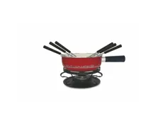 Heidi Cheese Line Fondue-Set Scherenschnitt 8-teilig