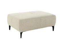 Hocker Oslo Stoff beige meliert