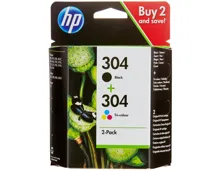 HP Tintenpatrone 304 color DeskJet Combopack 3Jb05Ae