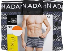 John Adams Herren-Short im 3er-Pack oder -Shorty 2-teilig