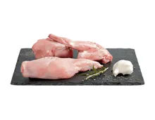 Kaninchenfleisch in Stücken