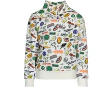 Kinder-Hoodie Marvel weiss