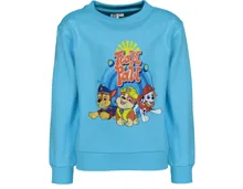 Kinder-Sweatshirt Paw Patrol, türkis