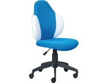 Kinderdrehstuhl Jessi Mesh blau/weiss