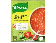 Knorr Tomatensuppe mit Reis
