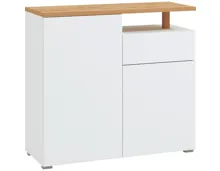 Kommode Aterno Dekor weiss 103 x 94 x 40 cm