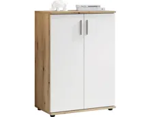 Kommode Leon Dekor Eiche Evoke weiss 60 x 84 x 35 cm