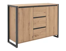 Kommode Verden Dekor Eiche Artisan 120 x 88 x 40 cm