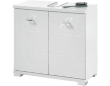 Lavaboy Loop Dekor hochglanz weiss 60 x 57 x 31 cm