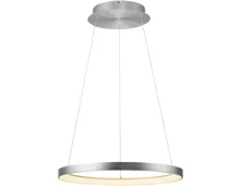 LED-Pendelleuchte Hoop, Aluminium dimmbar
