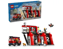 Lego® City 60414 Feuerwehrstation mit Drehleiterfahrzeug