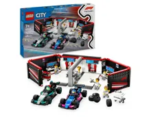 Lego® City 60444 F1 Garage mit Mercedes-AMG & Alpine Rennautos 7+ Jahre