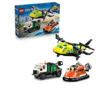 Lego® City 60505 Kombinationsset mit Flugzeug, Wartungsfahrzeug und Luftkissenboot 7+ Jahre