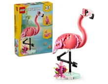 Lego® Creator 31170 3in1 Wilde Tiere: Rosa Flamingo - Kakadu oder Axolotl ab 8 Jahren