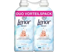 Lenor Weichspüler Sensitive, 2 x 71 Waschgänge