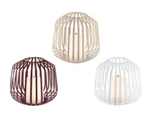 Livarno home LED-Kerze im Metallkorb