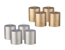 Livarno home Rustik-Kerzen, 4er-Set