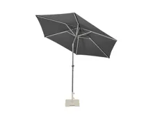 LIVARNO Sonnenschirm mit Solar-LED-Beleuchtung