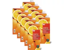M-Classic Orangensaft, Fairtrade, im 10er-Pack, 10 x 1 Liter