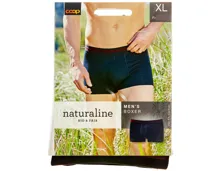 Naturaline Herren Boxershort schwarz XL