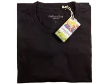 Naturaline Herren T-Shirt Kurzarm schwarz L