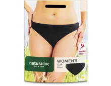Naturaline Textil Damen Slip schwarz L