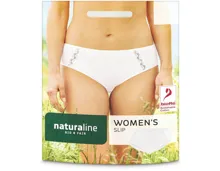 Naturaline Textil Damen Slip weiss S