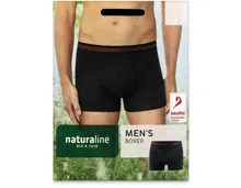 Naturaline Textil Herren Boxer schwarz M