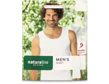 Naturaline Textil Herren Shirt weiss S