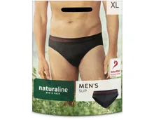Naturaline Textil Herren Slip schwarz XL