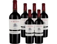 Naturaplan Bio St-Blaise Terre Rouge Vin d'Hérault IGP 6x 75cl (2024) – Rotwein, Frankreich (0.75l)