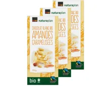 Naturaplan Bio Tafel weiss karamelisierte Mandel 3x150g
