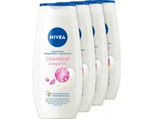 Nivea Duschgel Diamond & Argan Oil 4 x 250 ml