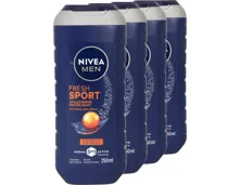 Nivea Duschgel Men Sport 4 x 250 ml