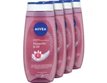 Nivea Duschgel Waterlily and Oil 4 x 250 ml