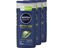 Nivea Men 3in1 Pflegedusche Energy 3 x 250 ml