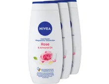 Nivea Pflegedusche Rose & Almond Oil 3 x 250 ml