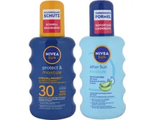 Nivea Sun Protect & Moisture Sonnenspray LSF 30 200 ml + After Sun Moisture Spray 200 ml