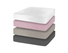 NOVITESSE Jersey Boxspringbett Spannleintuch, Doppelpackung