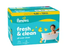 Pampers Feuchttücher Fresh Clean 9x80 Stück