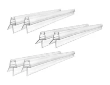 Parkside® Duschtürdichtung, 2er-Set