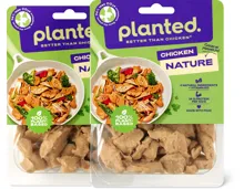 Planted. nature, Cornatur-Mozzarella Pesto Schnitzel oder -Nuggets