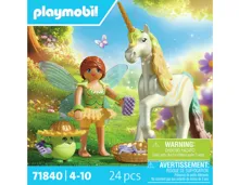 Playmobil® 71840 Sammeleinhorn Regenbogenblume mit Fee 4+ Jahre