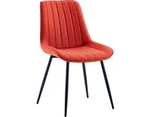 Polsterstuhl Marla Stoff rot