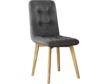 Polsterstuhl Porto Microfaser anthrazit