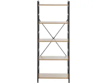 Regal Cori Wildeiche Furnier 60 x 151 x 34 cm