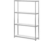 Regal Kubik Metall Weiss 77.9 x 118.2 x 21.7 cm