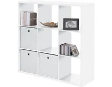 Regal Max Dekor 107 x 107 x 33 cm weiss