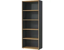 Regal Vito Dekor Eiche/Graphit-Optik 75 x 196 x 40 cm